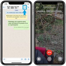 How to quickly start a WhatsApp group video call