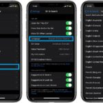 how to change siri language