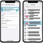 how to edit a weak password on iphone