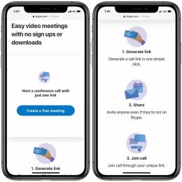 Host Skype conference call with just a link