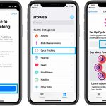 how to set up the ios cycle tracking feature