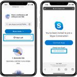 how to start Skype video call with a link