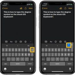 How To Type The Degree Symbol On iPhone, iPad, Mac And Windows Keyboard