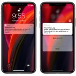 iPhone 11 rich test notifications for Gmail app
