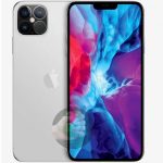 iPhone 12 render with LiDAR and small notch