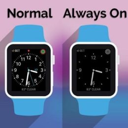 The Apple Watch Always On Feature