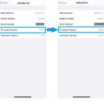 how to check firmware version of AirPods Pro