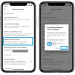 how to delete Google Maps Timeline on iPhone