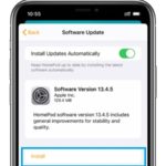 how to upgrade HomePod to software version 13.4.5