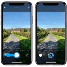 iPhone 11 Pro Burst mode trick