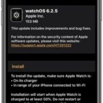 watchos 6.2.5 software update screen