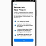 Apple Research app Privacy claim