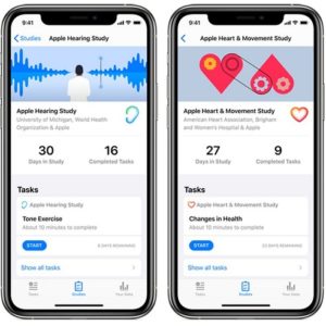 Apple Research app studies