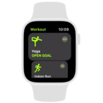Apple Watch open goal Yoga workout