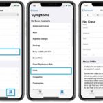 how to add symptoms to iPhone Health app