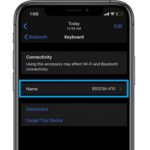 how to rename Bluetooth device in iOS 14