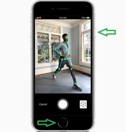 how to screenshot the iPhone SE 2020