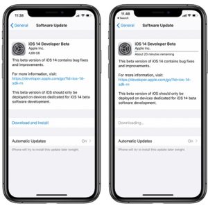 iOS 14 Developer Beta Download