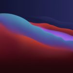 macOS Big Sur demo dark mode wallpaper