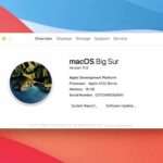 macOS Big Sur software update screen