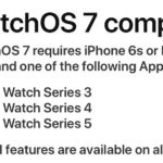 watchOS 7 compatibility list