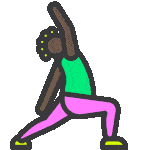yoga day challenge animated Messages sticker