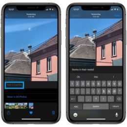 Add a Caption to photo in iOS 14
