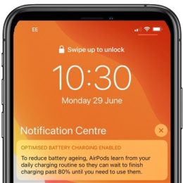 AirPods Optimized Battery Charging Enabled
