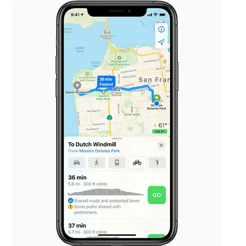 How To Get Apple Maps Cycling Directions On iPhone & Apple Watch