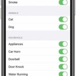 The 14 sounds available in Sound Recognition