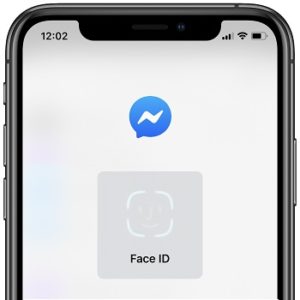 Using Face ID to authenticate in Facebook Messenger