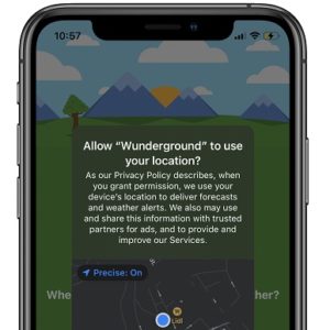 iOS 14 Precise Location setting
