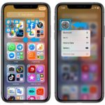 iPhone App Library quick action shortcuts