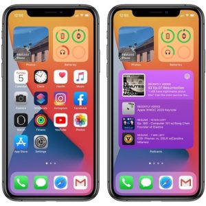 iPhone Home Screen widgets in iOS 14