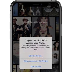 Select Photos privacy feature in iOS 14