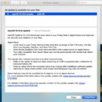 macOS 10.15.6 software update log
