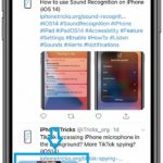 watching picture-in-picture on iPhone in Twitter app