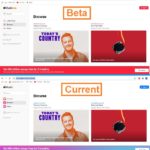 Apple Music website Current vs iOS 14 Beta