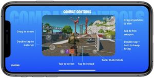 Fortnite game controls for iPhone