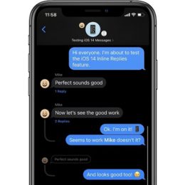 Inline Replies in Messages group conversation