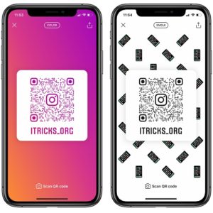 Instagram QR Code Feature