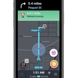 Waze railroad crossing alert