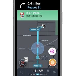 Waze railroad crossing alert