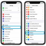 how to add hearing toggle to Control Center