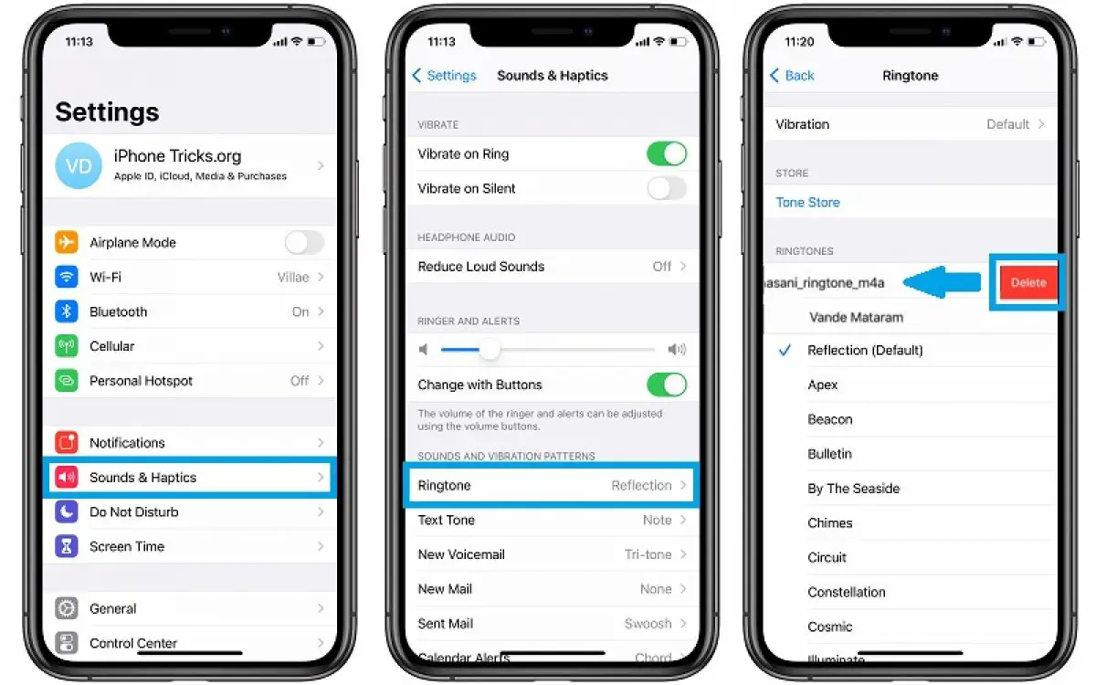 How to set ringtone for iphone