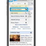 how to translate web pages with Safari in iOS 14