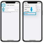 how to use the Settings back button shortcut