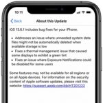 ios 13.6.1 update log