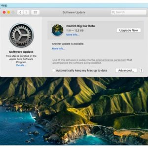 macOS Big Sur Public Beta Software Update
