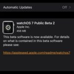 watchOS 7 Public Beta 2